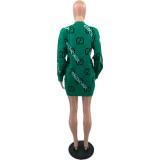 Single Buckle V Neck Cardigan Sweater