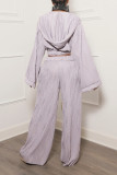 Casual Long Sleeve Tracksuits Sets Sexy Crop Tops Pants Set Sweatsuits