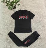 Casual Printed Short Sleeve Pant Set