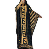 Korean Velvet Seamless Side Oversized Long Dresses