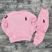 High Quality Cotton Print Hooded Long Sleeve Sweatshirt Pant Set
