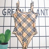 Summer Beach Padded Sling One Piece Swimwear