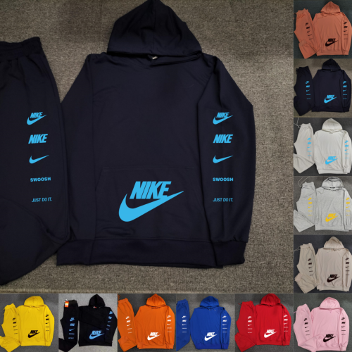 High Quality Cotton Print Hoodie Long Sleeve Sweatshirt Set