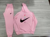 High Quality Cotton Print Hoodie Long Sleeve Sweatshirt Set