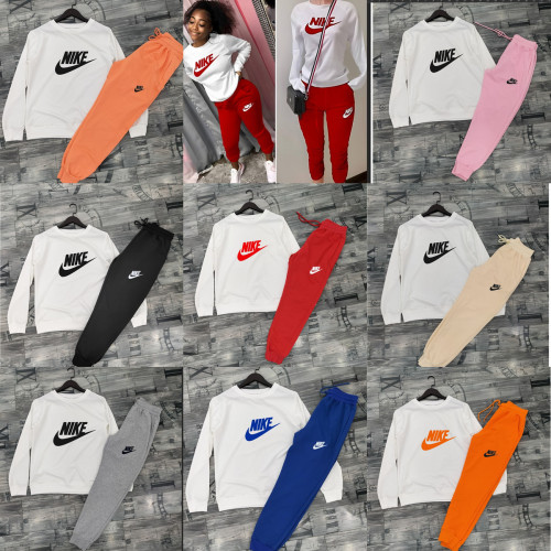 High Quality Cotton Print Hoodie Long Sleeve Sweatshirt Set