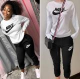 High Quality Cotton Print Hoodie Long Sleeve Sweatshirt Set