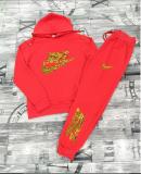 High Quality Cotton Print Hoodie Long Sleeve Sweatshirt Set