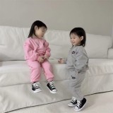Children's Casual Printed Long Two Piece Set