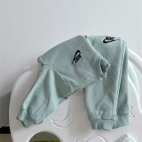 Children's Casual Printed Long Two Piece Set