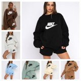 High Quality Cotton Print Long Sleeve Sweatshirt Set