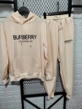 High Quality Cotton Print Hoodie Long Sleeve Sweatshirt Set