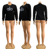 Autumn Cotton Round Neck Sweatshirt