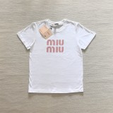 2024 Summer Cotton Pattern Fashion Short Sleeves T-shirt