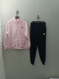 High Quality 100% Cotton Print Hoodie Long Sleeve Sweatshirt Set