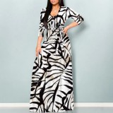 1 Piece Custom Casual Digital Printing Maxi Dresses