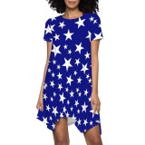 1 Piece Custom Casual Digital Printing Star Club Dresses