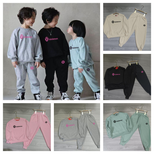 High Quality Cotton Children's Print Sweatshirt Autumn Set