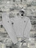 High Quality Cotton Children's Print Zipper Hoodie Sweatshirt Set