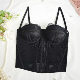 Lace Body Shaping Fishbone Bra Camisole Test Top