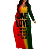 1 Piece Custom Casual Printed Maxi Dresses