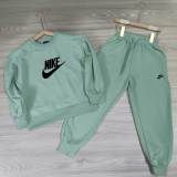 High Quality Cotton Children's Print O Neck Sweatshirt Pant Set