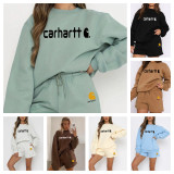 High Quality Cotton Print Long Sleeve Sweatshirt Set