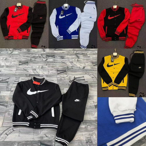 High Quality 100% Cotton Printed Baseball Uniform Sweatshirts Sports Suit
