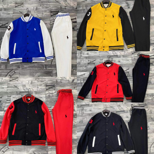 High Quality 100% Cotton Printed Baseball Uniform Sweatshirts Sports Suit