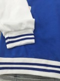 High Quality 100% Cotton Printed Baseball Uniform Sweatshirts Sports Suit