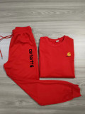 High Quality Cotton Print Long Sleeve Sweatshirt Pant Set