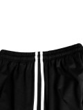 Casual Pants Stripe Printed Women's Wide-leg Trousers