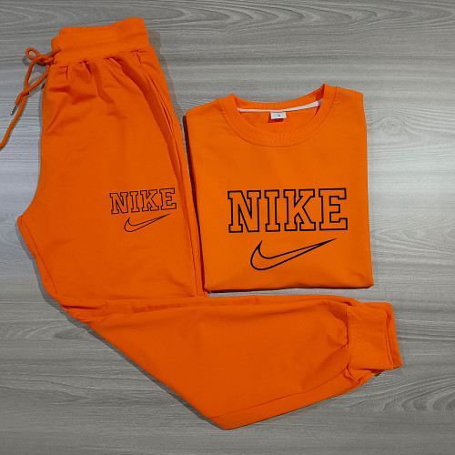 High Quality Cotton Print Long Sleeve Sweatshirt Pant Set