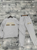 High Quality Cotton Print Long Sleeve Sweatshirt Pant Set