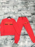 High Quality Cotton Print Long Sleeve Sweatshirt Pant Set