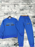 High Quality Cotton Print Long Sleeve Sweatshirt Pant Set