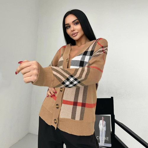 Casual Knitted Cardigan Sweater