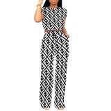 1 Piece Custom Casual Digital Printing Short Sleeve Pant Set