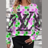 1 Piece Custom Casual Digital Printing Round Neck Sweatshirt