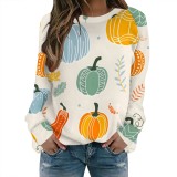 1 Piece Custom Casual Digital Printing Halloween Sweatshirt
