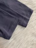 Fashion Plain Standing Collar Long Sleeve Zipper Design Top And Pants Set