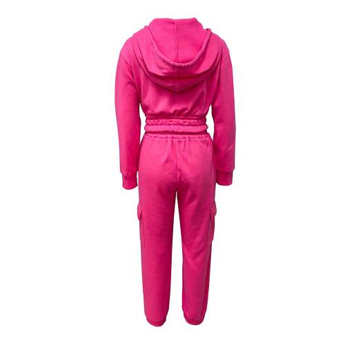 Autumn Winter Women's Long Sleeve Hoodies Pocket Sweatpants Tracksuit