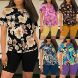 1 Piece Custom Casual Digital Printing Avatar Short Set