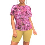 1 Piece Custom Casual Digital Printing Avatar Short Set