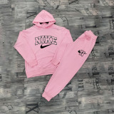 High Quality Cotton Print Long Sleeve Hoodie Sweatshirt Sweatpant Pant Set