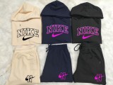 High Quality Cotton Print Long Sleeve Hoodie Sweatshirt Sweatpant Pant Set