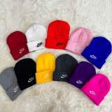 Embroidered Knitted Cap