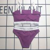 Summer Beach Padded Printed Straps 2 Piece Swimsuits