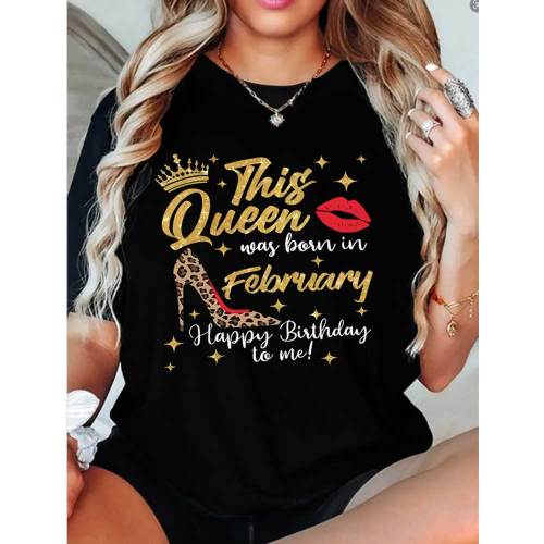 1 Piece Custom Casual Short Sleeve Christmas Cartoon Print T-shirt