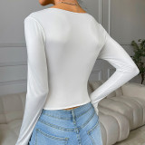 Low-neck Fishbone Bra Lace Mesh Sexy See-through Outer Wear Top