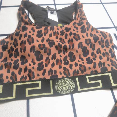 Summer Beach Padded Printed Swimwear Sleeveless Vest and Pant